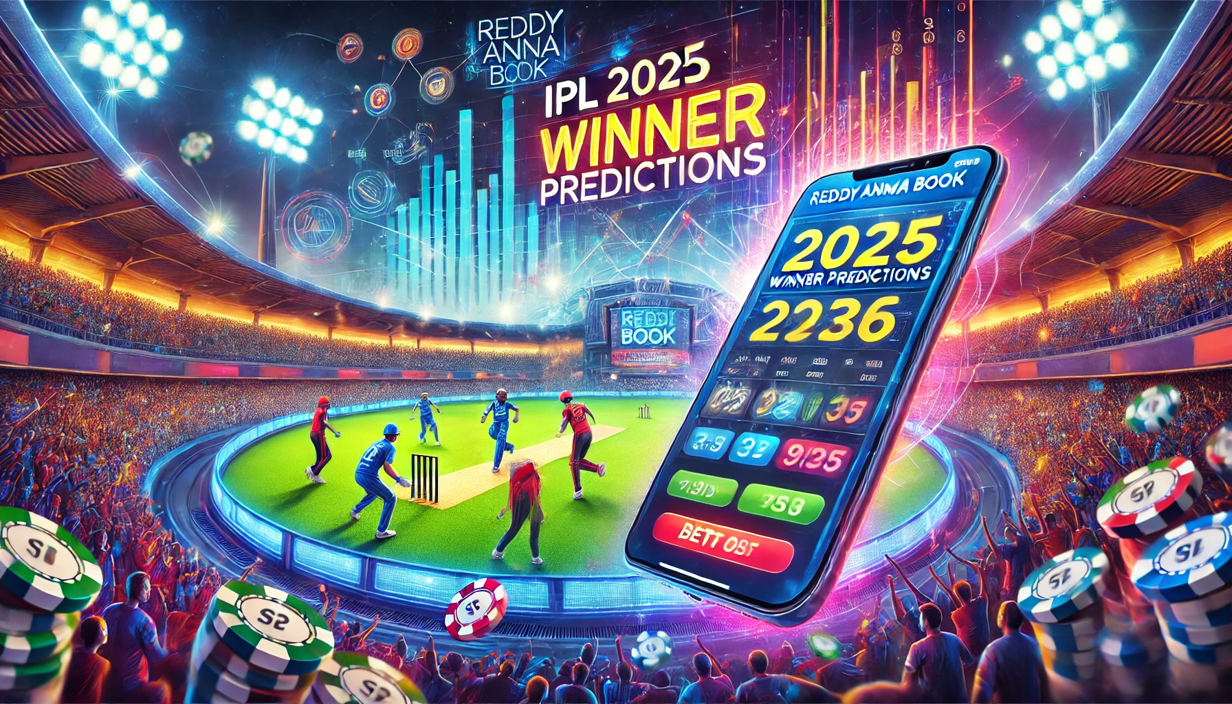 Read more about the article IPL 2025 Winner Predictions with Reddy Anna Book Betting Tips